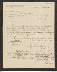 k.k. naturhistorisches Hofmuseum, Intendanzakten 1885-1896 (Hauer), Aktenzahl Z.587.b/1890, Seite 1